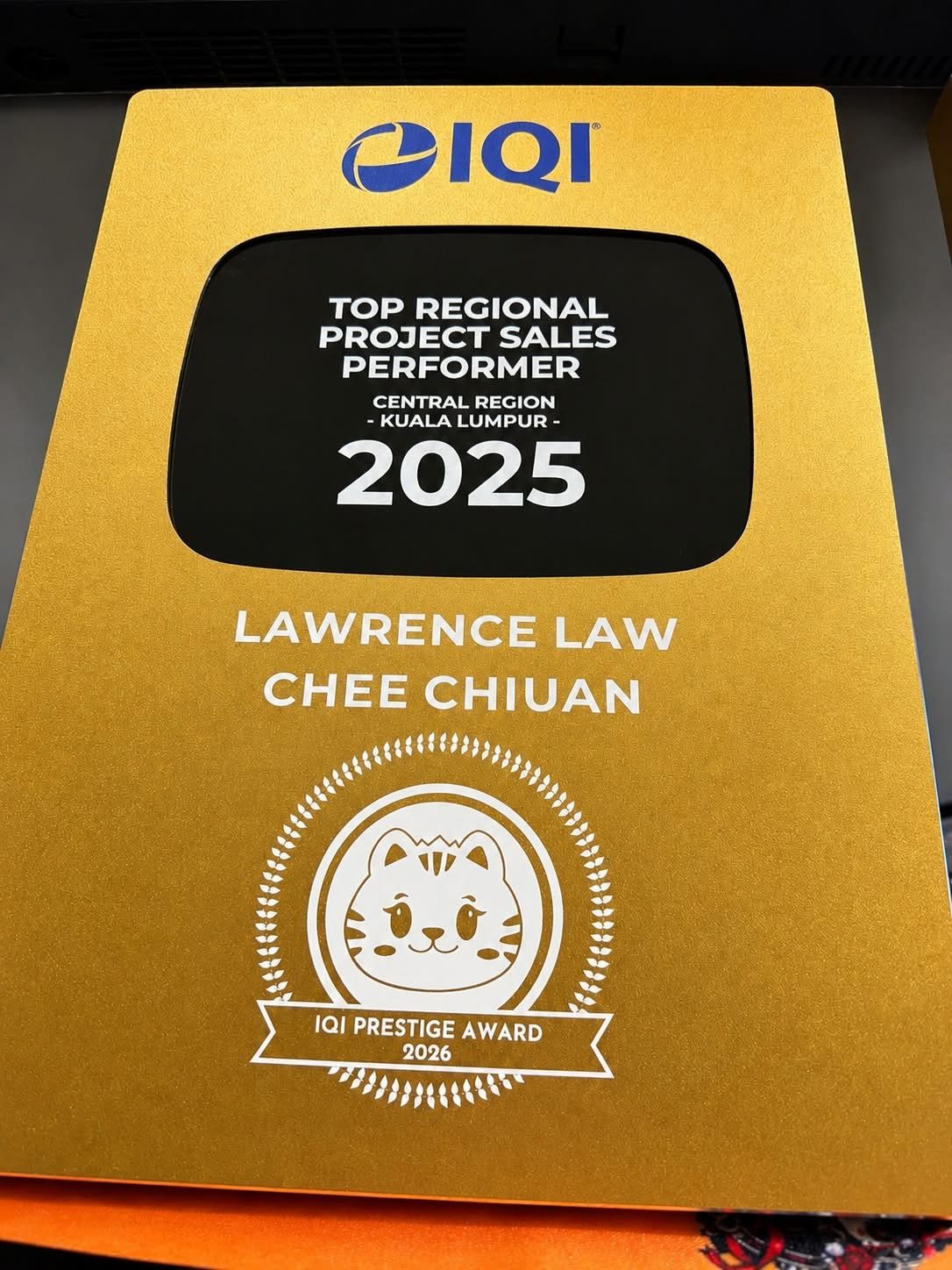 Top 18 KL Region — Top Regional Project Sales Performer