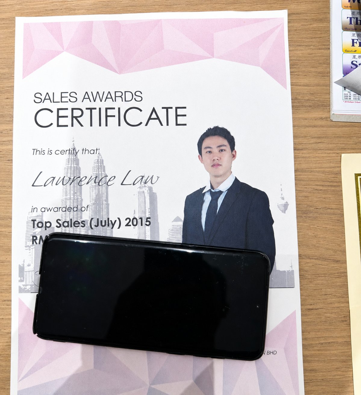 First Sales Achievement Award — Top Sales July 2015